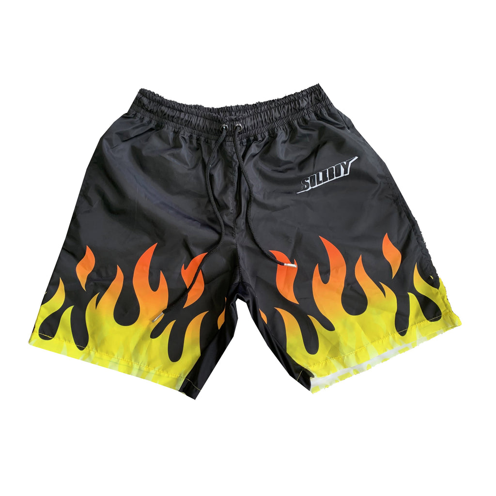 Flame On Trunks (Black)