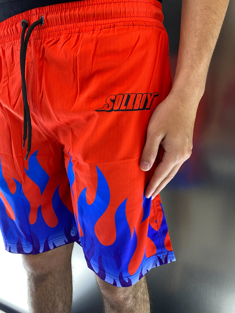 Flame On Trunks (Red)
