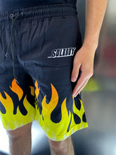 Load image into Gallery viewer, Flame On Trunks (Black)