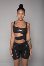 Load image into Gallery viewer, Cut To The Chase Bodysuit (BLACK)