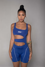 Load image into Gallery viewer, Cut To The Chase Bodysuit (Blue)